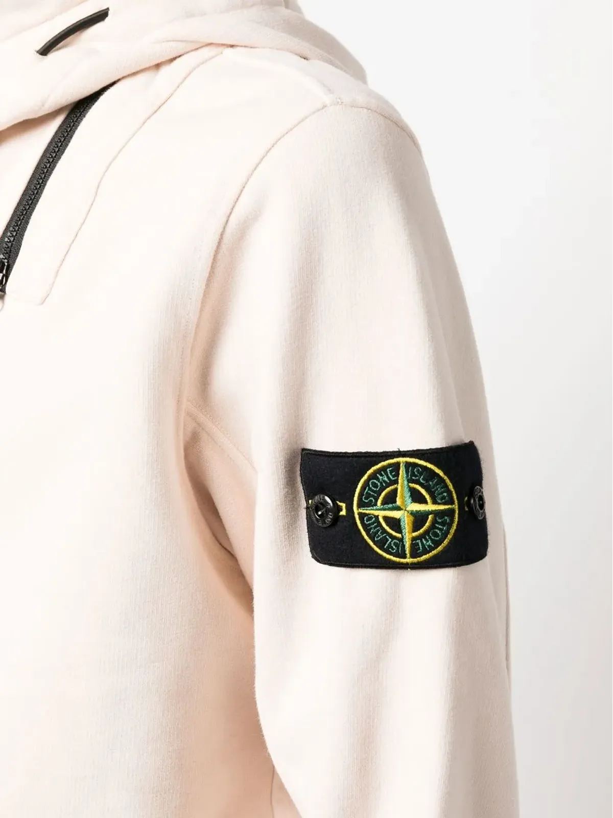 Stone Island ロゴパッチ長袖フーディー - 画像5