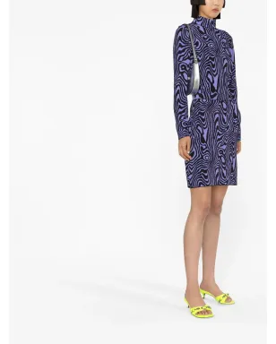 Moschino グラフィック柄ニットミニスカート - サムネイル4