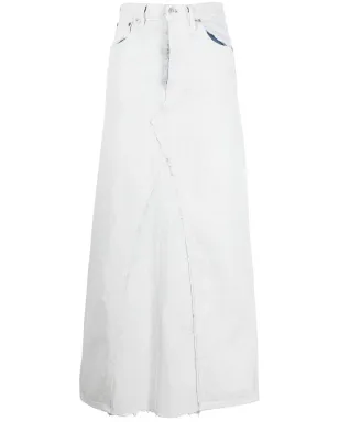 Maison Margiela デニムミディ丈スカート - White - サムネイル1