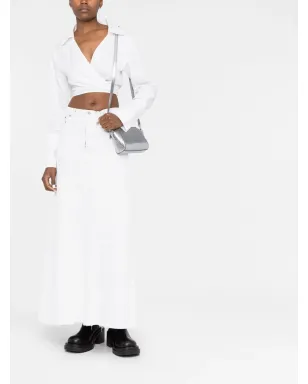 Maison Margiela デニムミディ丈スカート - White - サムネイル2