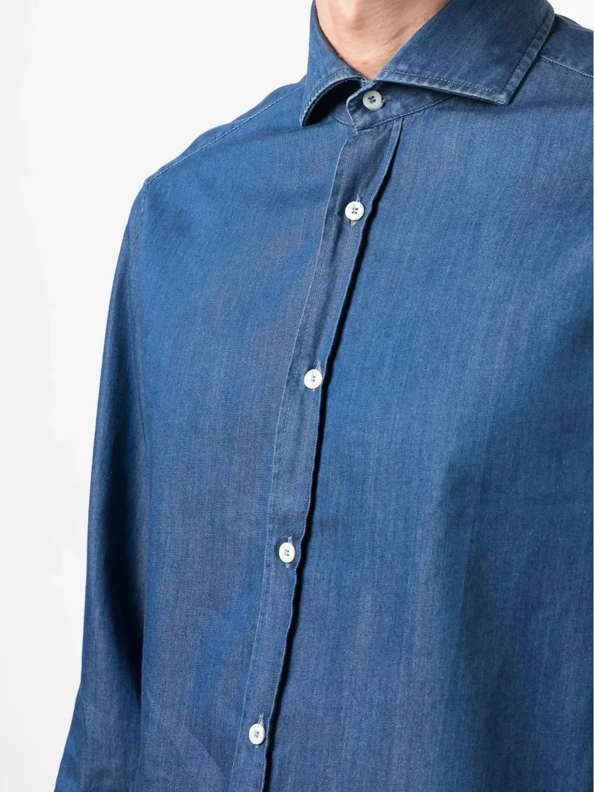 Brunello Cucinelli 長袖デニムシャツ - 画像5