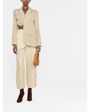 Jacquemus バカラ アシンメトリック クロップド ブレザー - サムネイル2