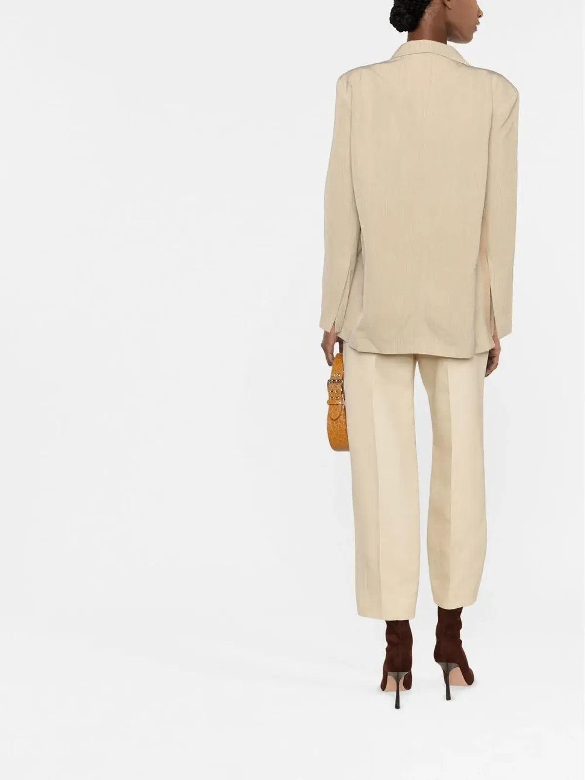 Jacquemus バカラ アシンメトリック クロップド ブレザー - 画像3