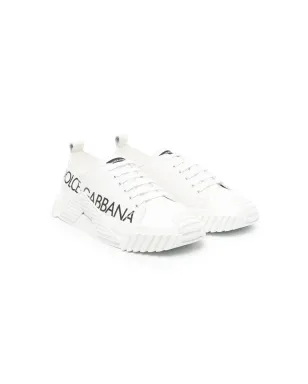 Dolce & Gabbana Kids TEEN NS1 ロゴプリント ロー・トップ スニーカー - サムネイル1
