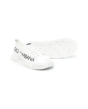 Dolce & Gabbana Kids TEEN NS1 ロゴプリント ロー・トップ スニーカー - サムネイル2