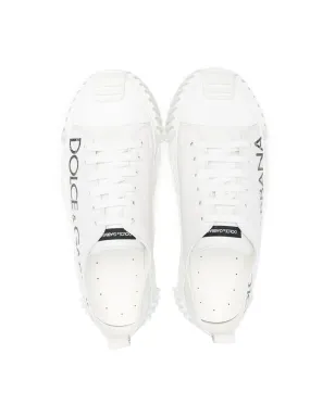 Dolce & Gabbana Kids TEEN NS1 ロゴプリント ロー・トップ スニーカー - サムネイル3