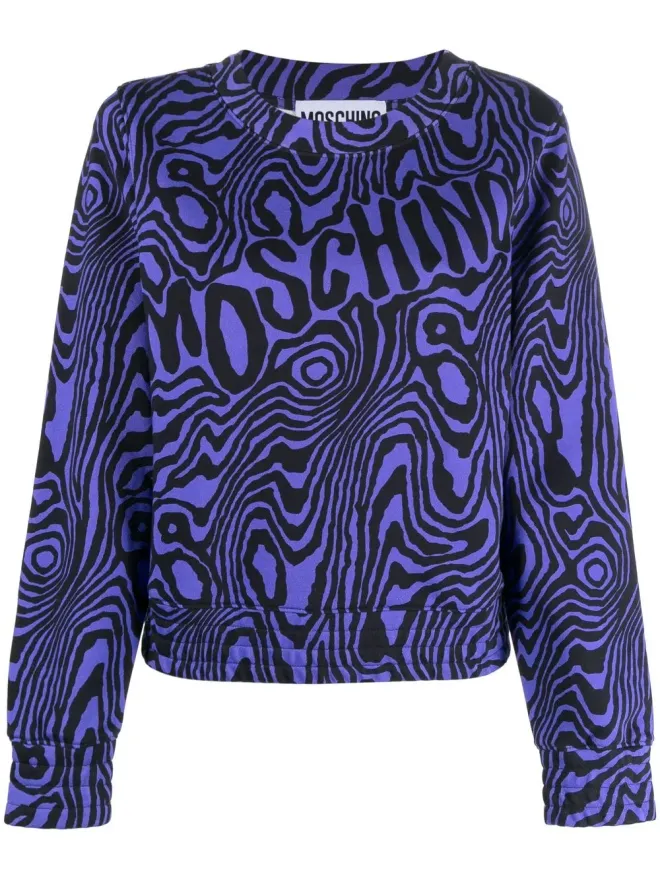 Moschino Moschino ロゴプリント コットン スウェットシャツの商品画像