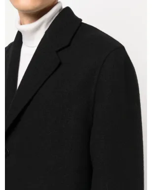 Jil Sander ブラック シングルブレスト ミドル丈コート - サムネイル5