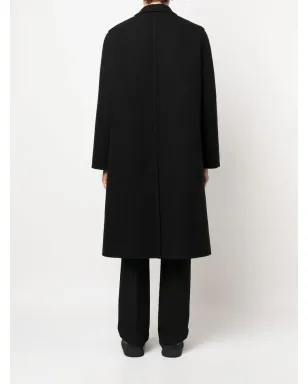 Jil Sander ブラック シングルブレスト ミドル丈コート - サムネイル4
