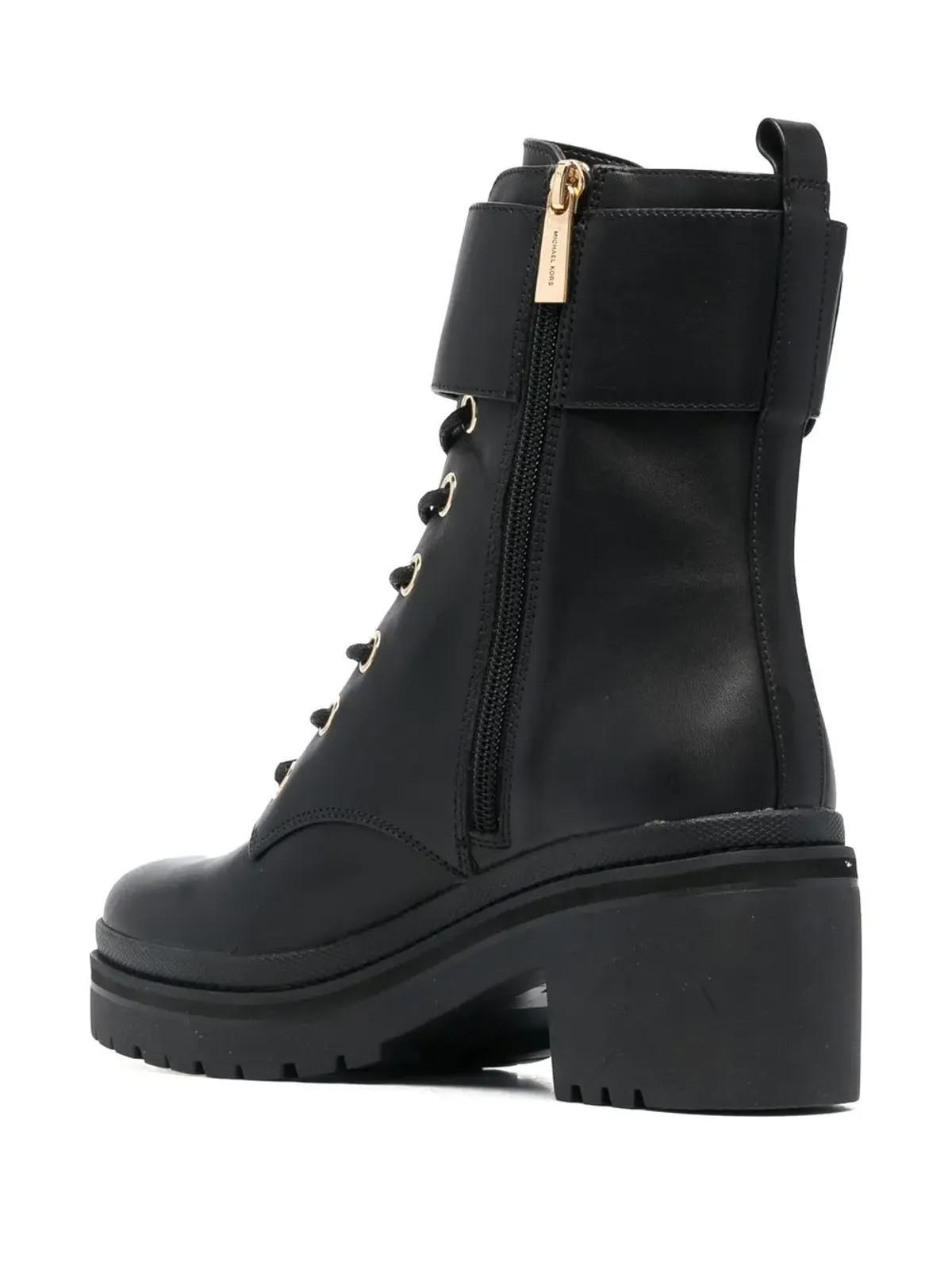 Michael Kors ローリーレザー アンクルブーツ - ブラック - 画像3