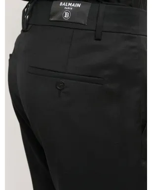 Balmain ミッドライズストレートパンツ（ブラック） - サムネイル5