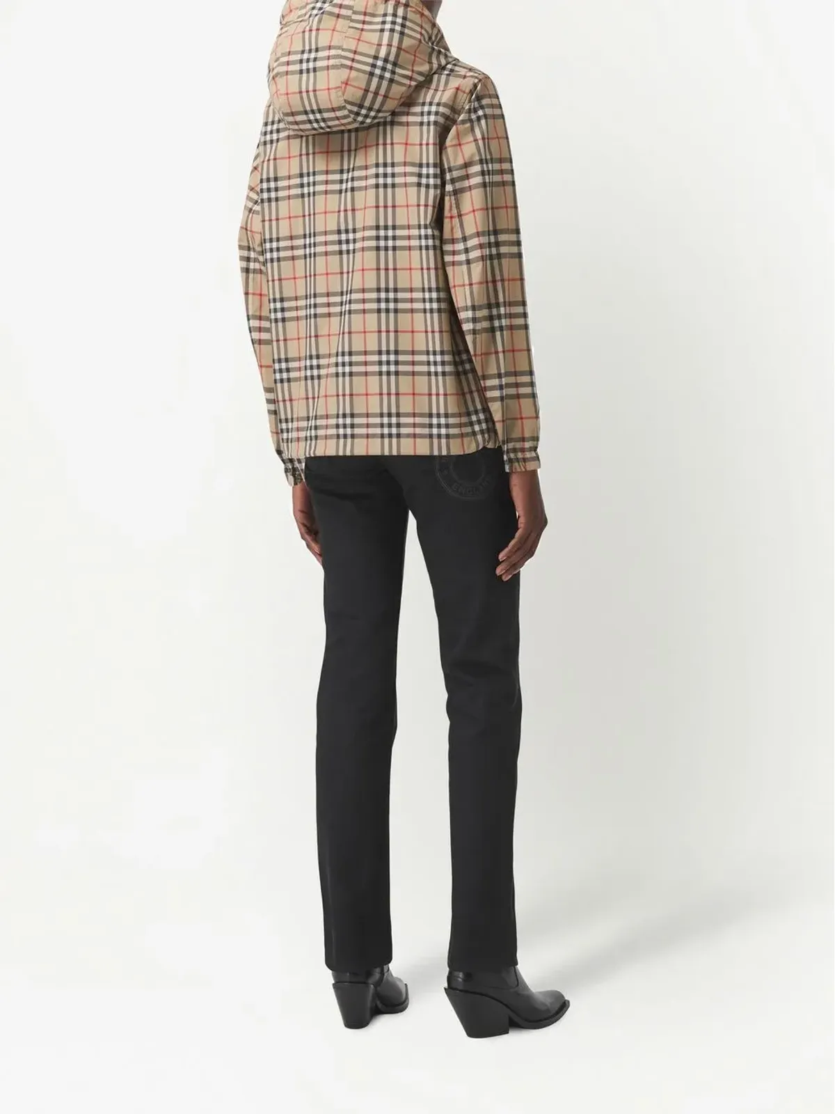 Burberry ヴィンテージチェック柄フード付きジャケット - 画像4