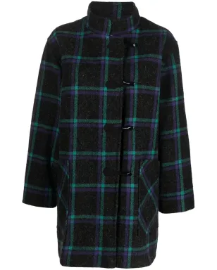 A.N.G.E.L.O. Vintage Cult チェック柄ダッフルコート - サムネイル1