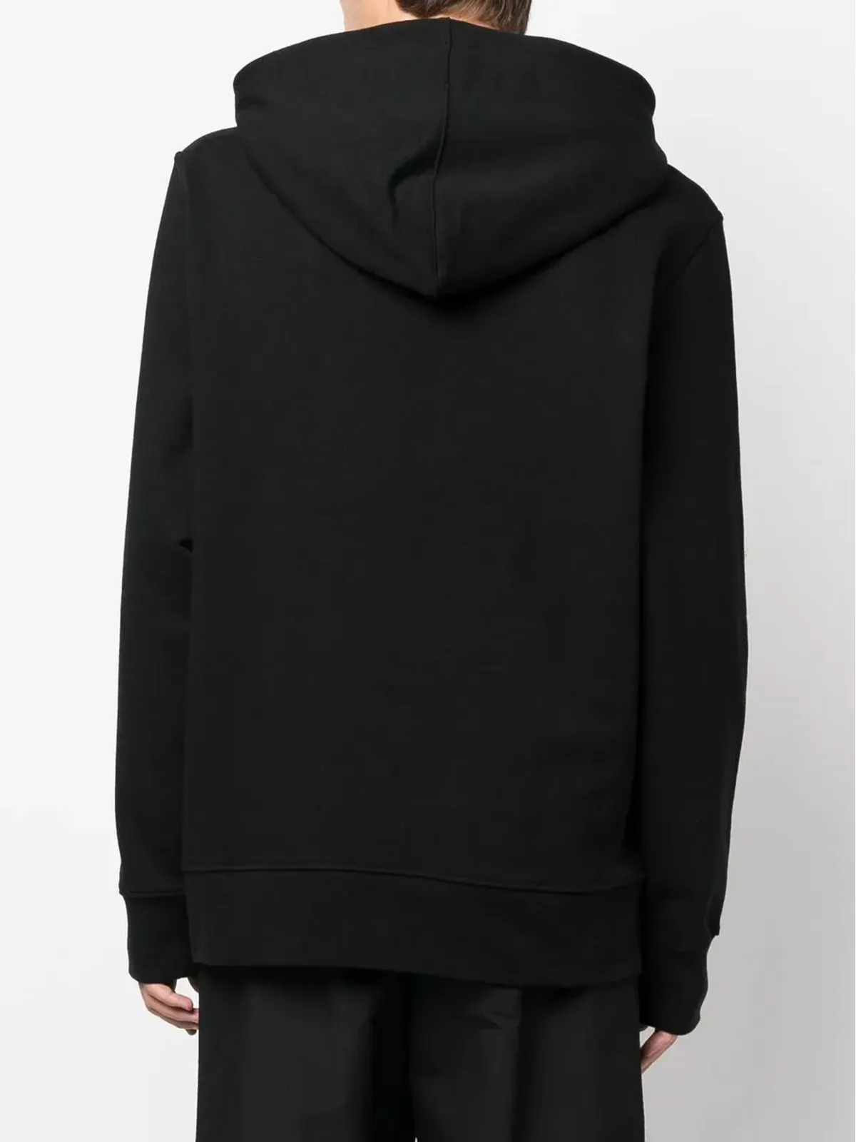 Y-3 ロゴプリント コットンフーディー - 画像4