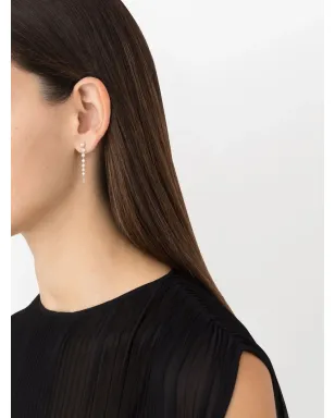 Mizuki Sea of Beauty 14K イエローゴールド アコヤ真珠とダイヤモンド ピアス - サムネイル2