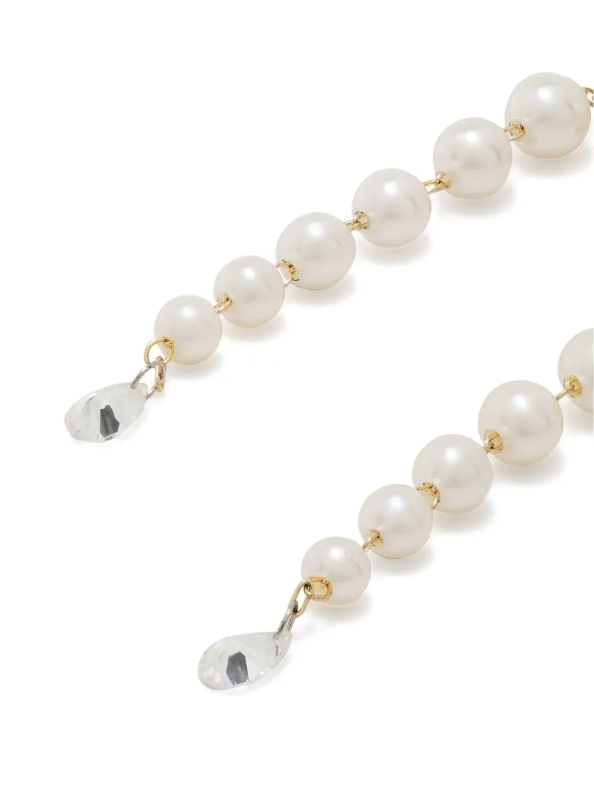 Mizuki Sea of Beauty 14K イエローゴールド アコヤ真珠とダイヤモンド ピアス - 画像3