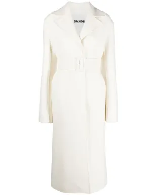 Jil Sander ベルト付きシングルブレストコート - サムネイル1