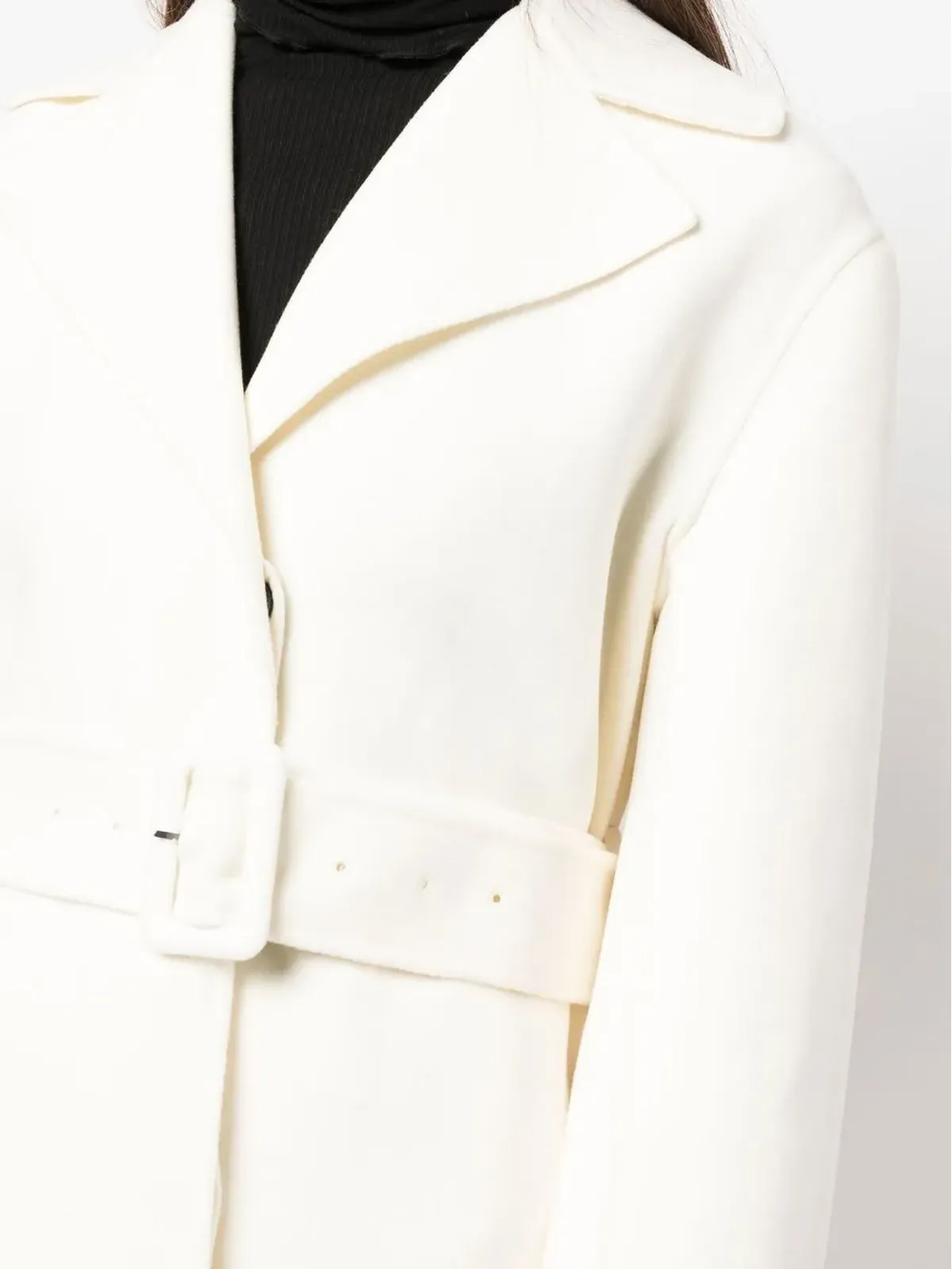 Jil Sander ベルト付きシングルブレストコート - 画像5