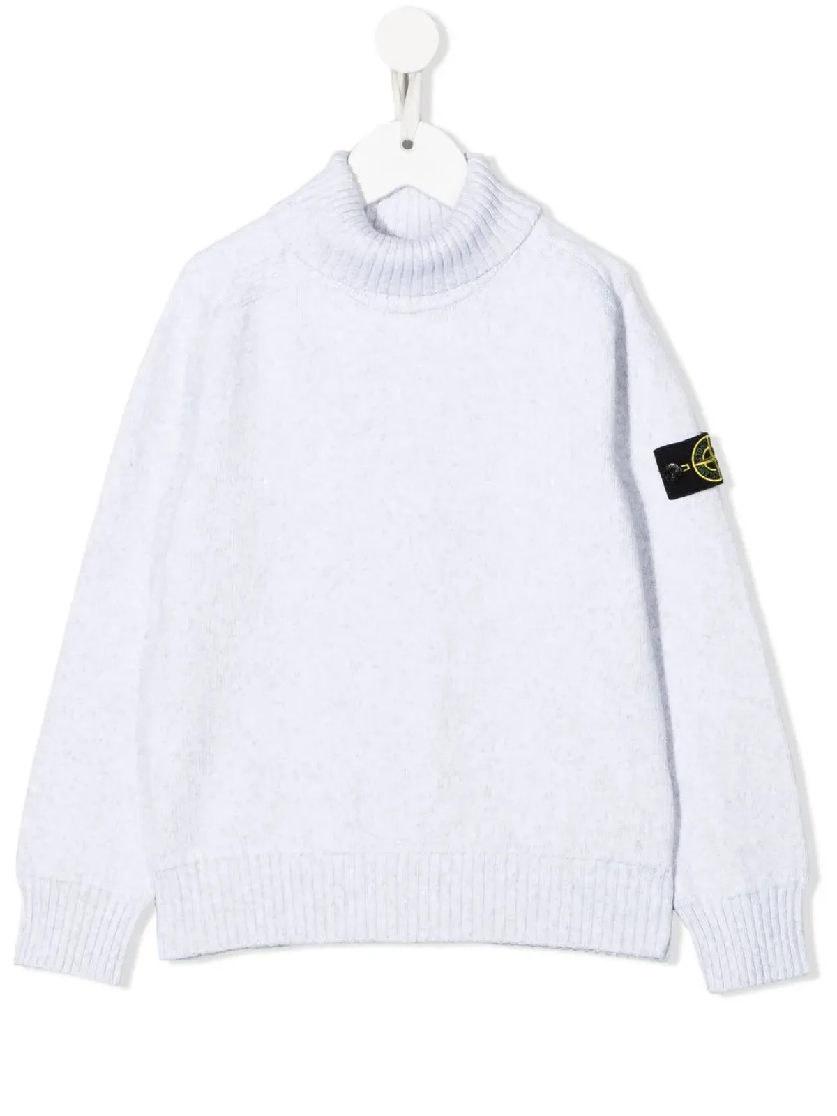 Stone Island Junior コンパスパッチ ロールネック ジャンパー - 画像1