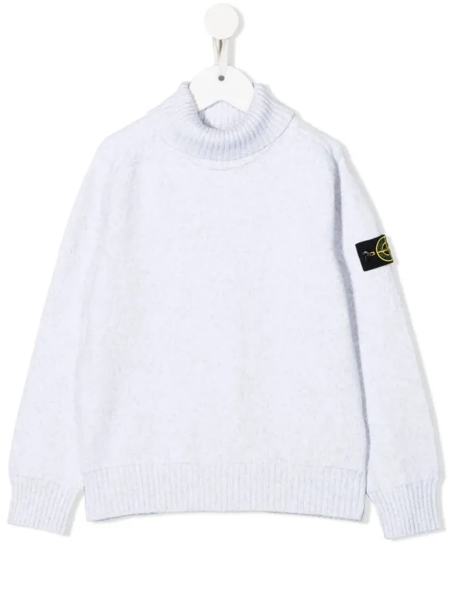 Stone Island Junior Stone Island Junior コンパスパッチ ロールネック ジャンパーの商品画像
