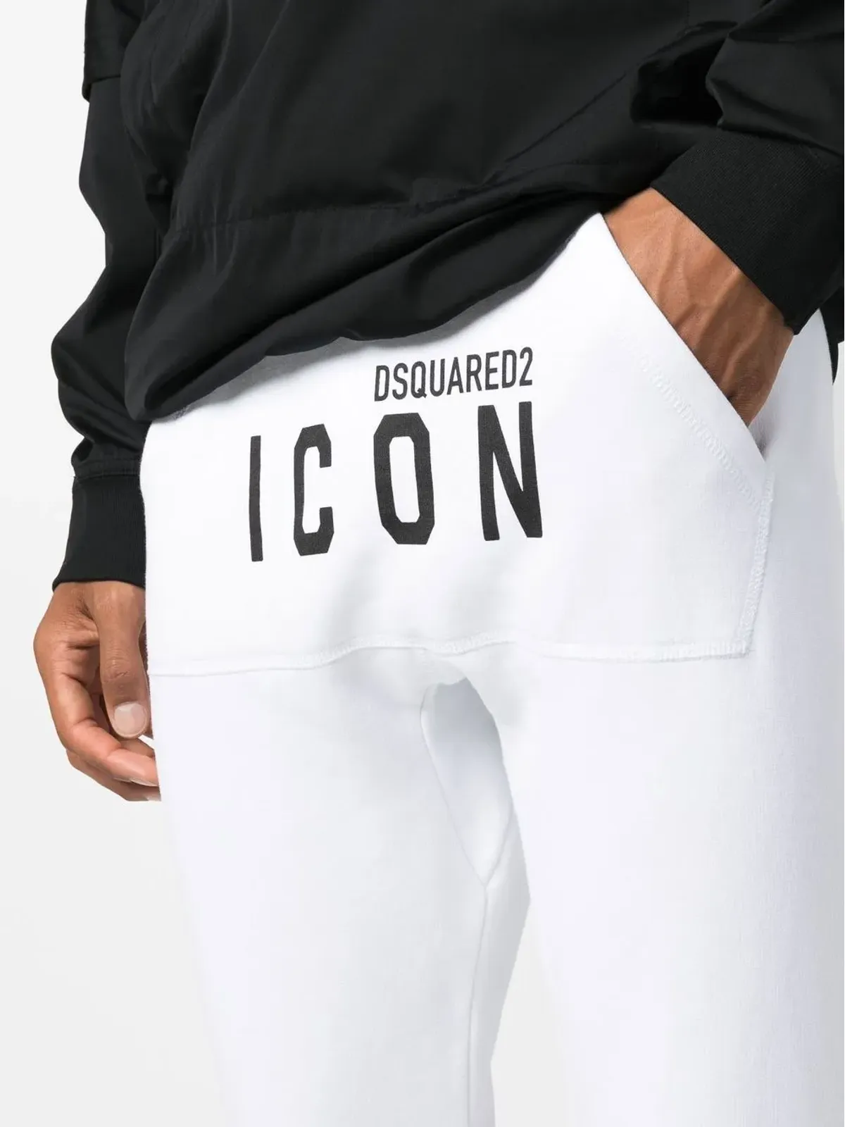 DSQUARED2 アイコンプリント トラックパンツ - ホワイト - 画像5