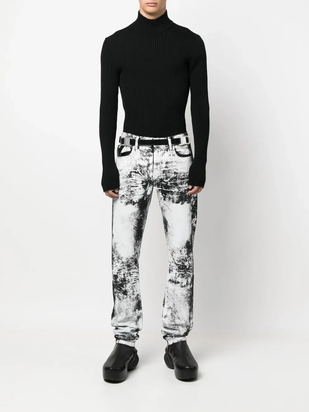 1017 ALYX 9SM トリートド・モノクローム・スキニージーンズ - 画像2