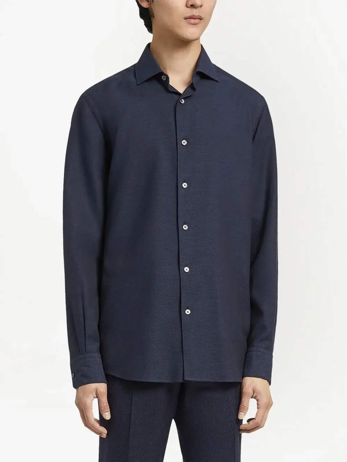 Zegna ロングスリーブドレスシャツ - 画像3