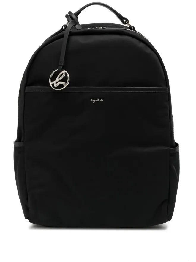agnès b. agnès b. ロゴチャーム ZIPファスナー付きバックパックの商品画像
