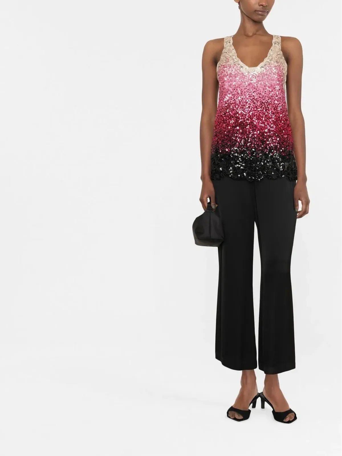 Ermanno Scervino スパンコール装飾のタンクトップ - 画像2
