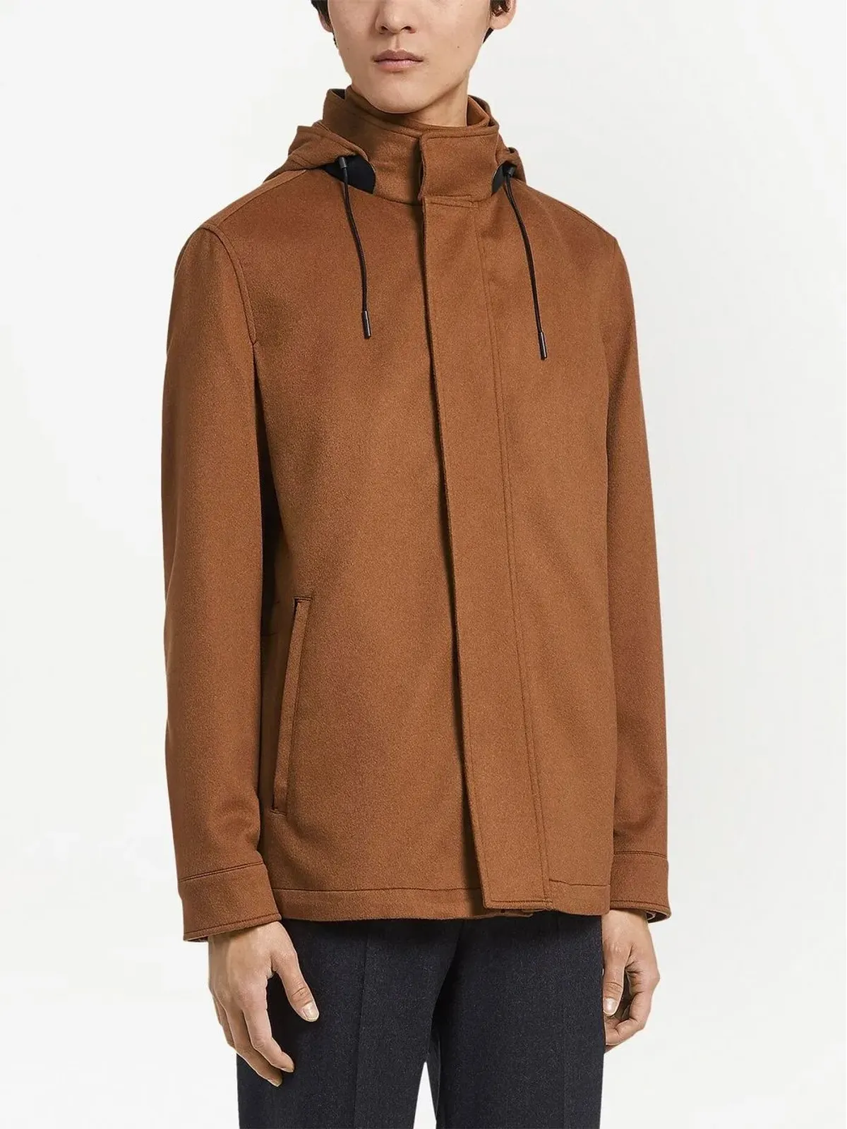 Zegna Elements Cima Oasi カシミヤ オーバー ジャケット - 画像3