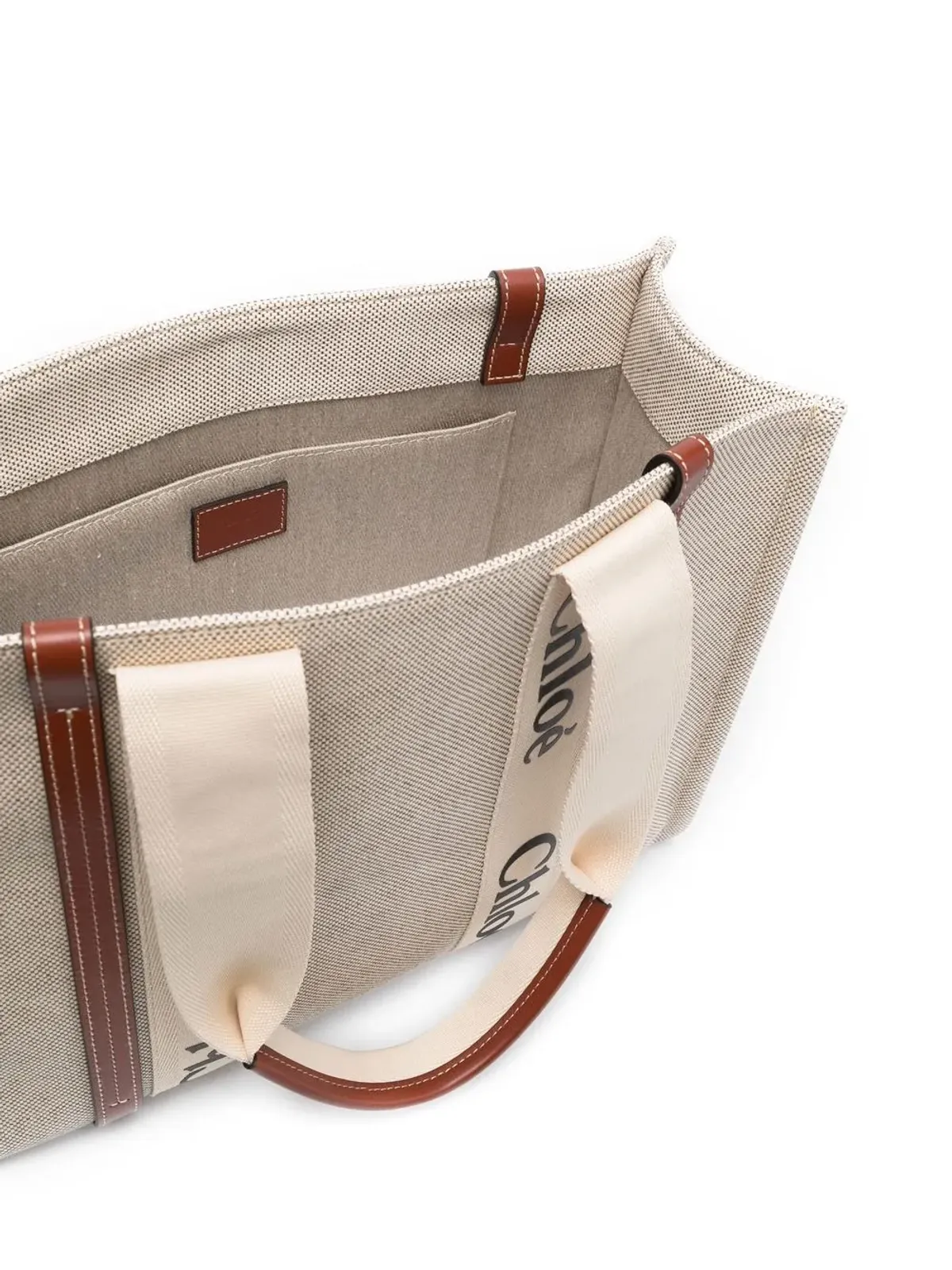 Chloé Woody logo-print トートバッグ - 画像5