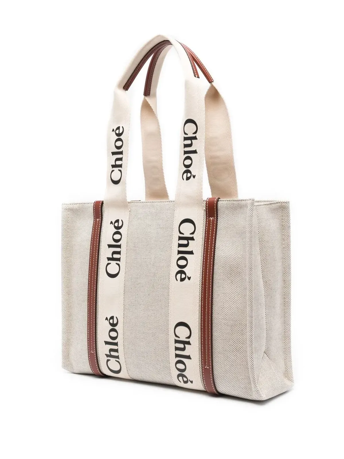 Chloé Woody logo-print トートバッグ - 画像3