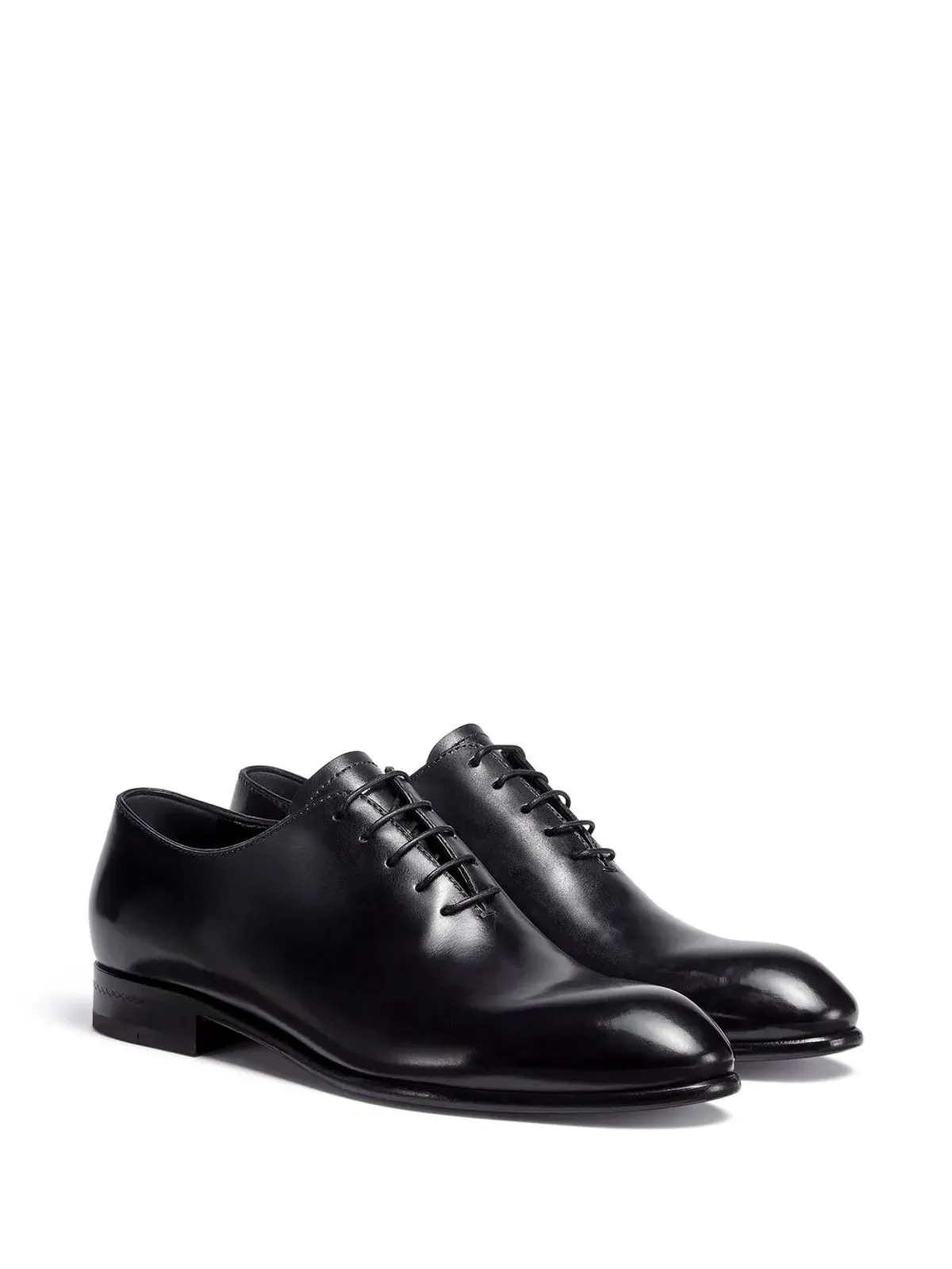 Zegna ヴィエナ レザー オックスフォードシューズ - 画像2