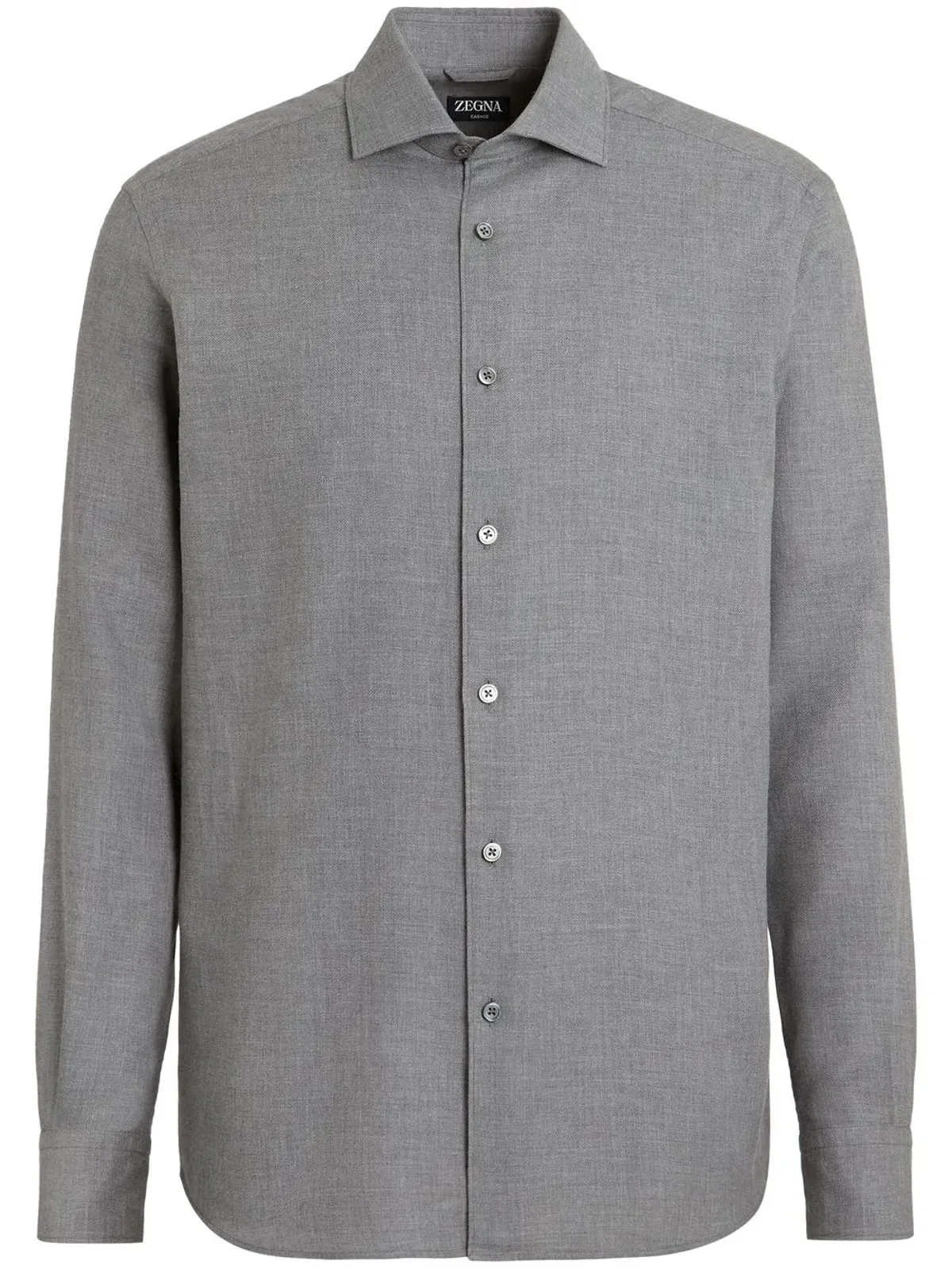 Zegna Cashco長袖シャツ - 画像1