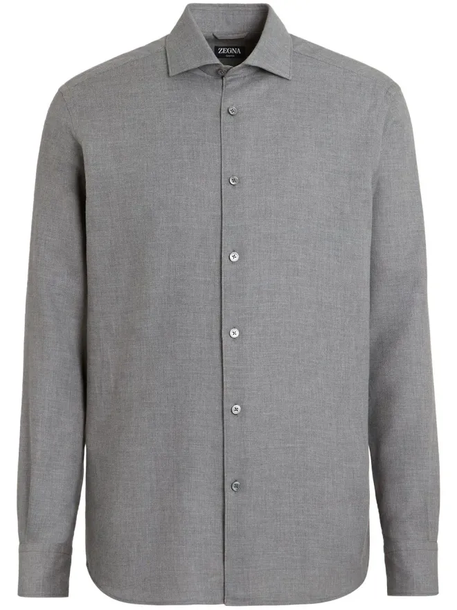 ZEGNA Zegna Cashco長袖シャツの商品画像