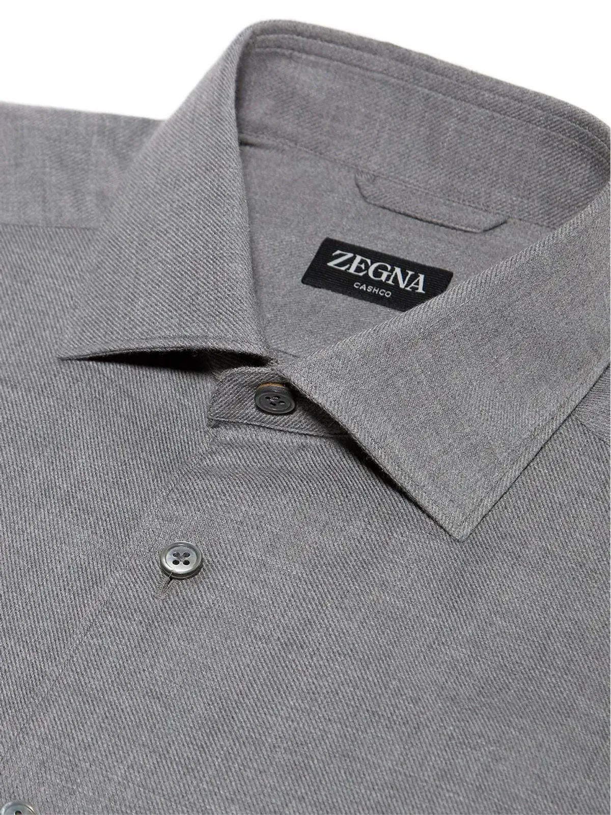 Zegna Cashco長袖シャツ - 画像5