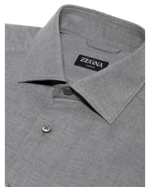 Zegna Cashco長袖シャツ - サムネイル5