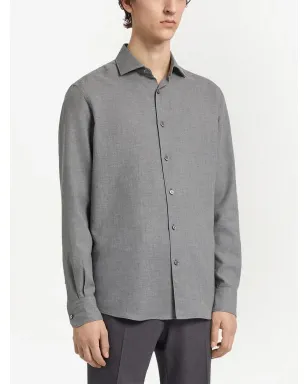 Zegna Cashco長袖シャツ - サムネイル3