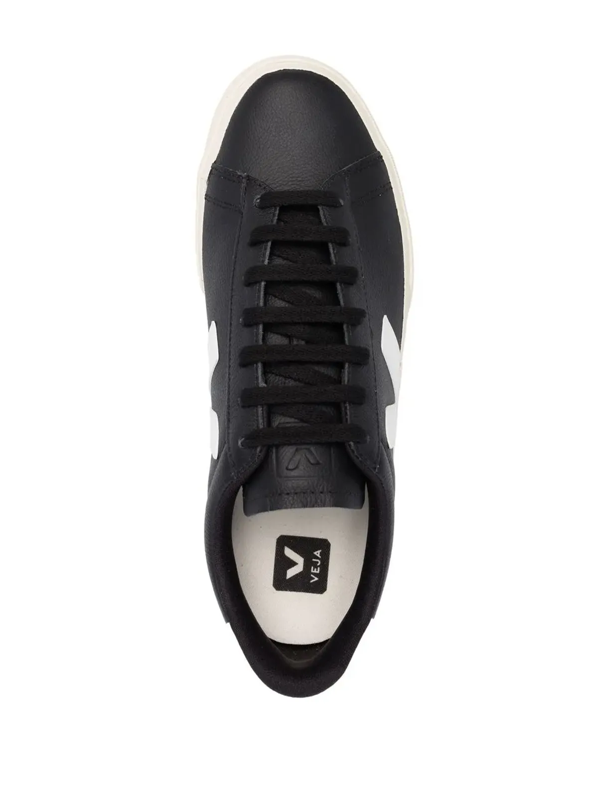 VEJA Campo レザー スニーカー ブラック - 画像4