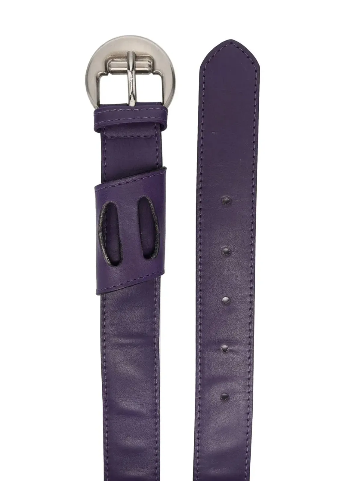 Versace Pre-Owned 1970年代 レザーバックルベルト - 画像2
