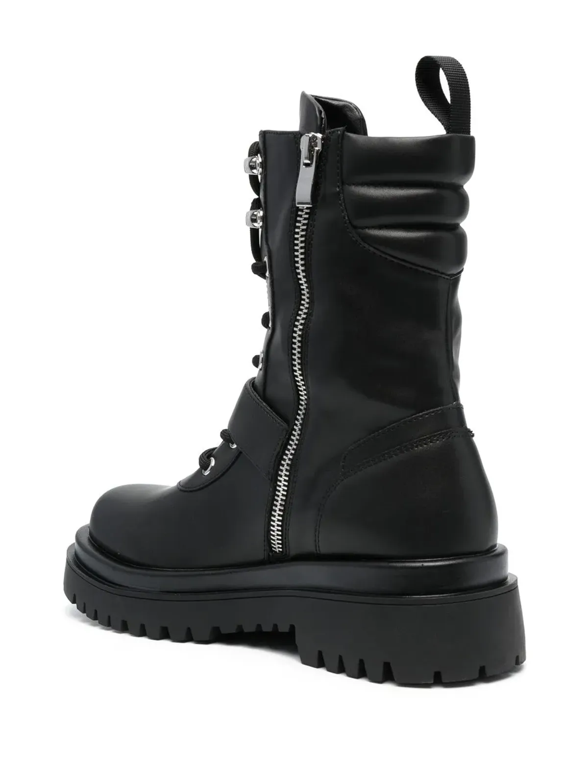 Versace Jeans Couture Drew バロックバックル コンバットブーツ - 画像3