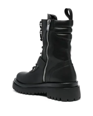 Versace Jeans Couture Drew バロックバックル コンバットブーツ - サムネイル3