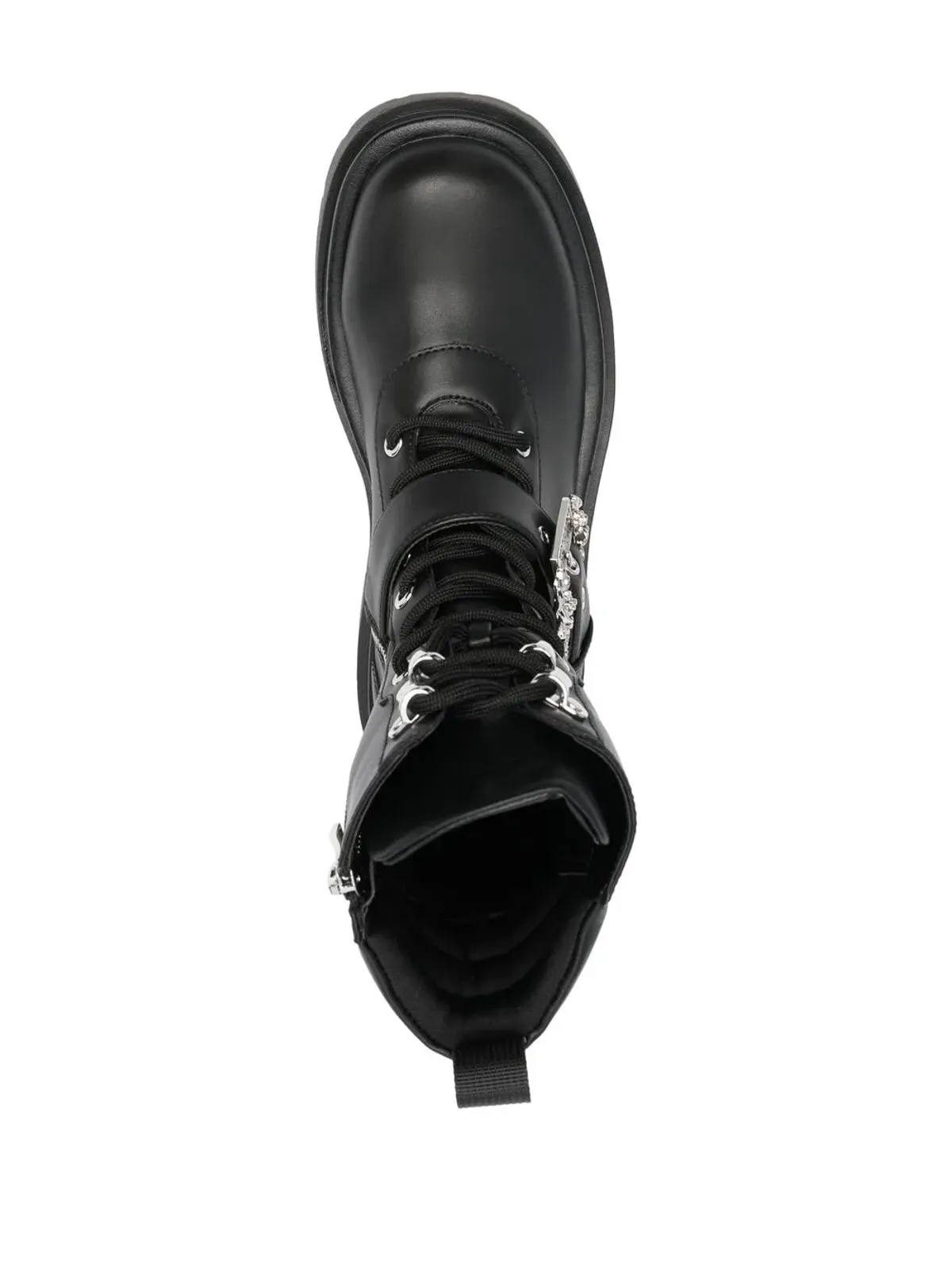 Versace Jeans Couture Drew バロックバックル コンバットブーツ - 画像4