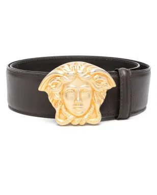 Versace Pre-Owned メデューサ ヘッド バックル ベルト - ブラウン - サムネイル1