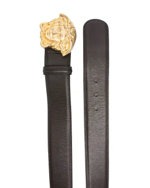 Versace Pre-Owned メデューサ ヘッド バックル ベルト - ブラウン - サムネイル2