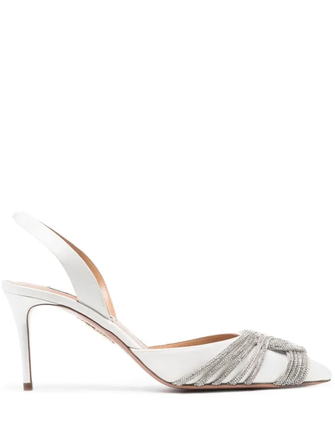 Aquazzura Aquazzura Gatsby 75mmスリングバックパンプスの商品画像