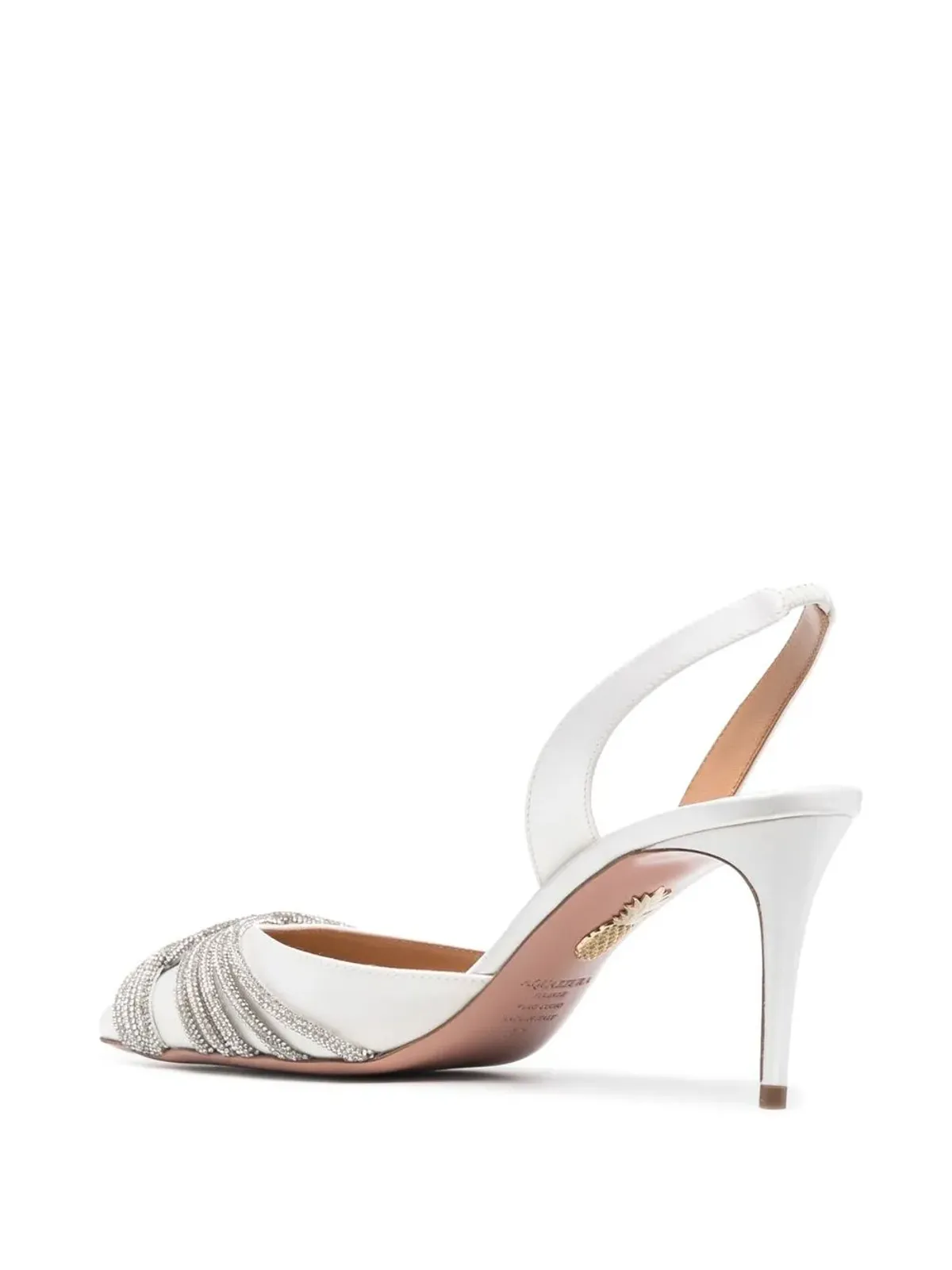 Aquazzura Gatsby 75mmスリングバックパンプス - 画像3