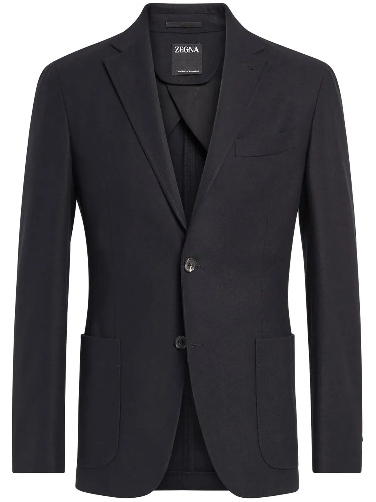 Zegna トロフェオ シングルブレスト カシミヤジャケット - 画像1