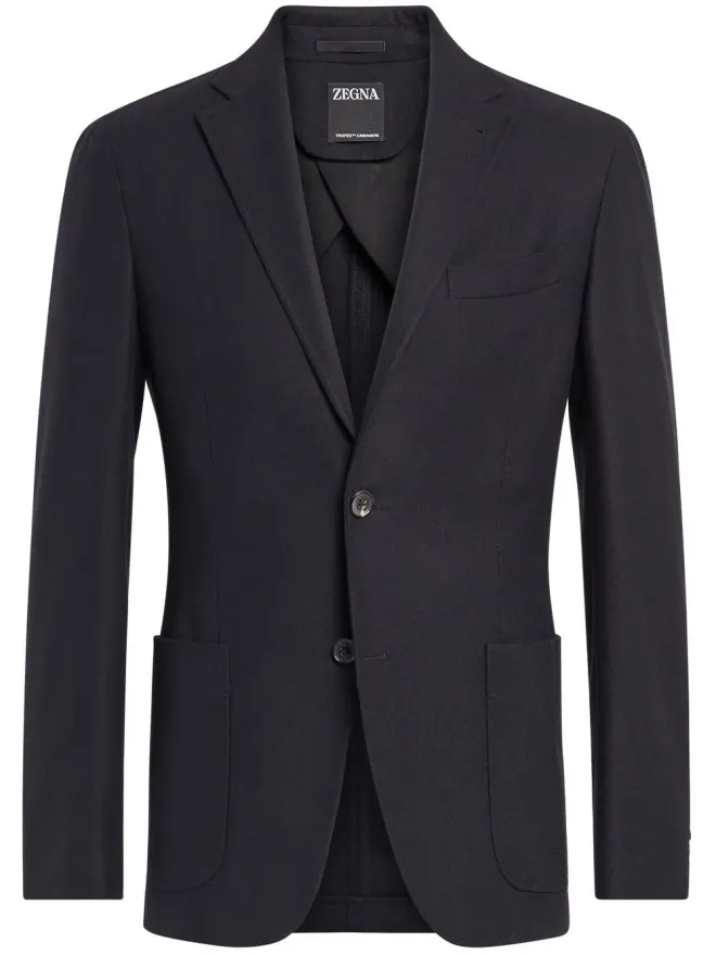 ZEGNA Zegna トロフェオ シングルブレスト カシミヤジャケットの商品画像