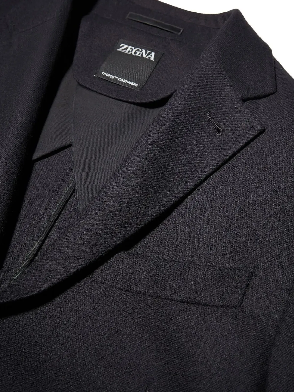 Zegna トロフェオ シングルブレスト カシミヤジャケット - 画像5